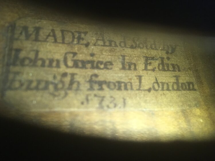 John Grice Edinburgh violin for sale