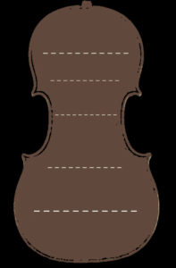 Gareth Ballard violin design process diagram