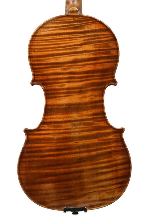 Back of violin by James Briggs showing beautifu...