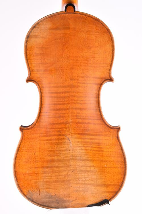 Antique German violin c. 1920 back