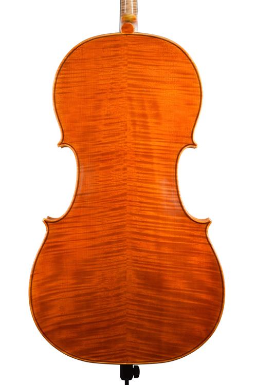 Nicola Zurlini fine Italian cello back