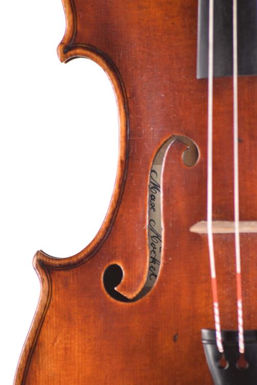 Max Mockel fine violin label