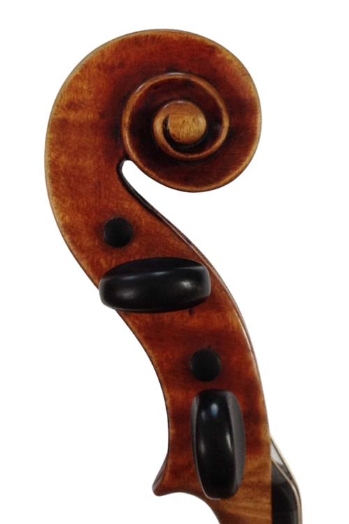 Violin scroll Max Mockel