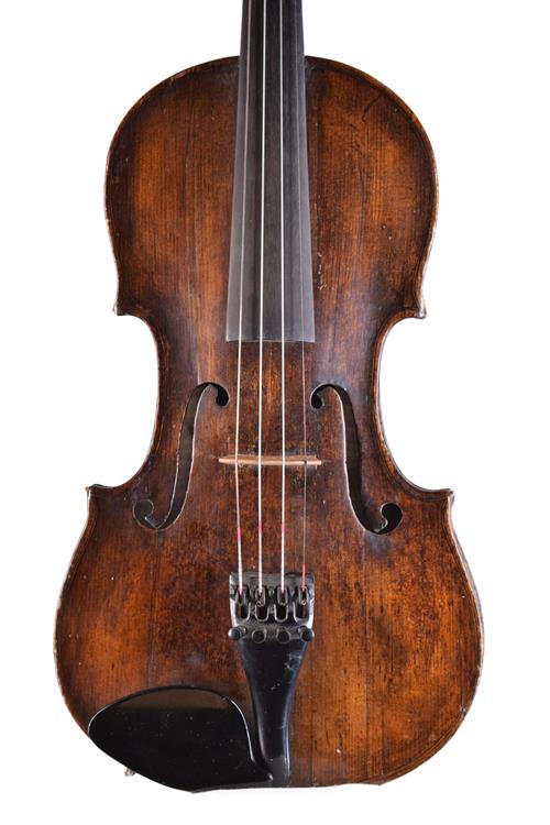 Antique German violin front