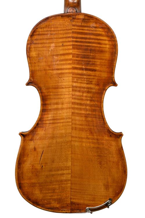 Scottish antique violin fiddle for sale back