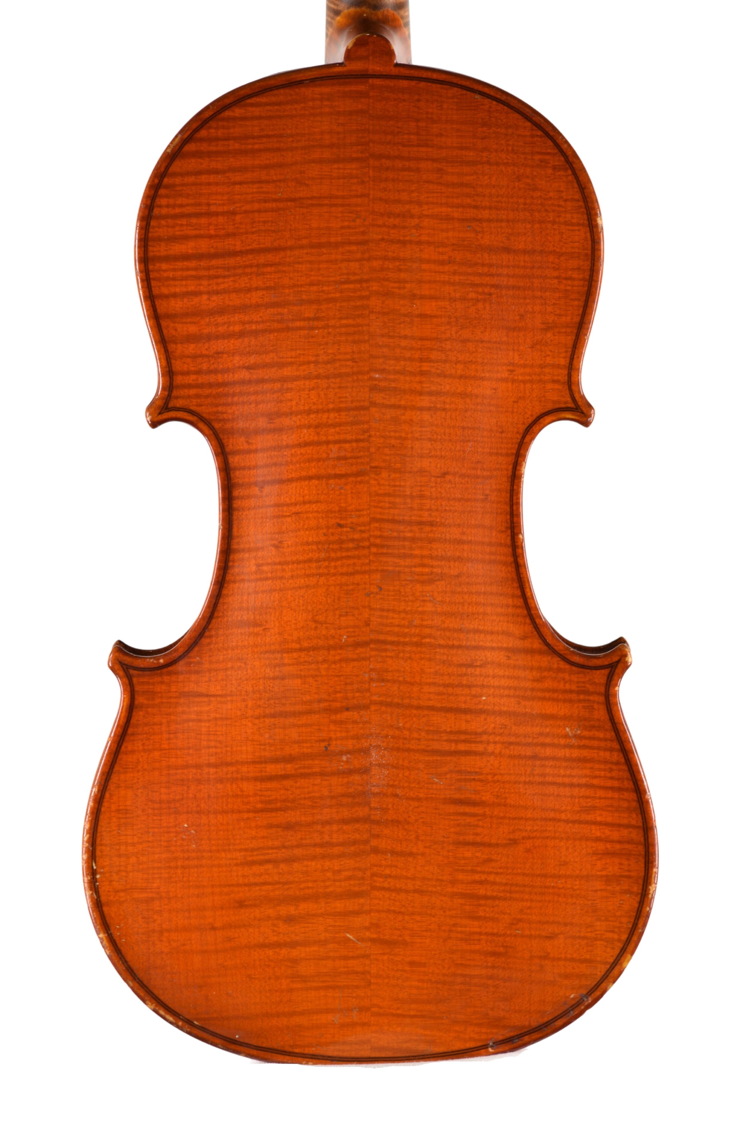 Antique violin Germany back