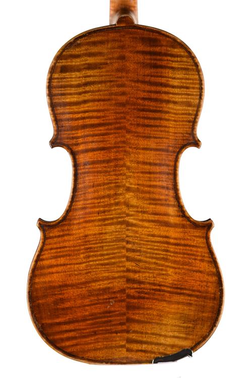 Antique Czech violin back