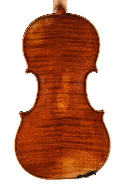 Back of Andersson modern Scottish violin Strad