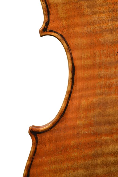 Ballard Ole Bull violin corner detail