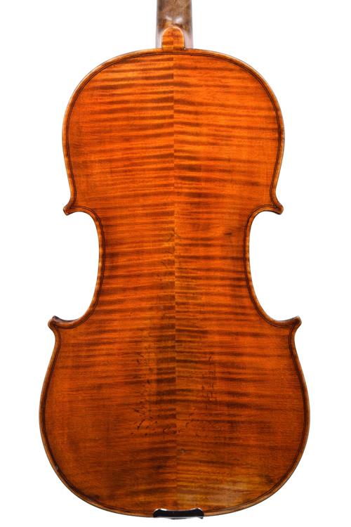 F.H. Longson antique viola back
