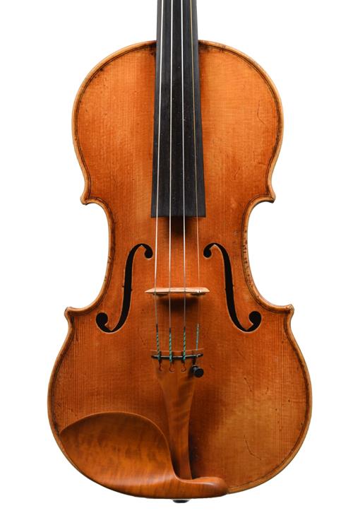 Linus Andersson violin front Strad model