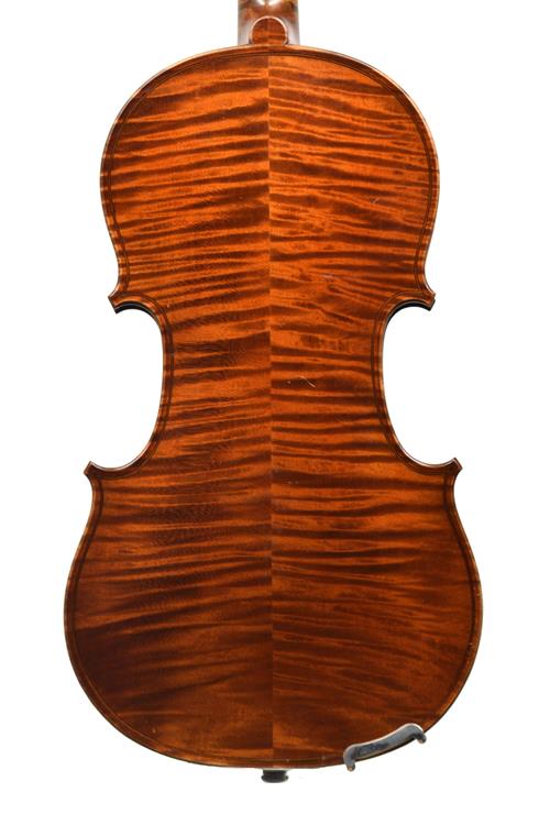 Antique Mirecourt violin back