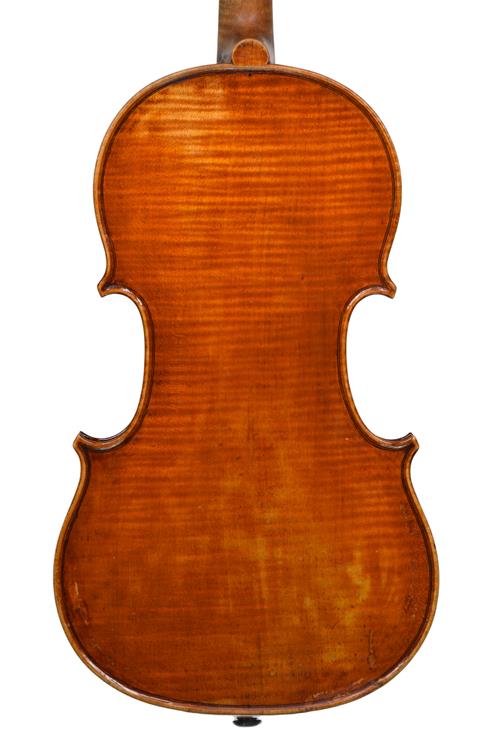 Violin back Piero Parravicini Milan 1925