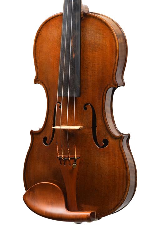 Vincenzo Postiglione II violin rib view