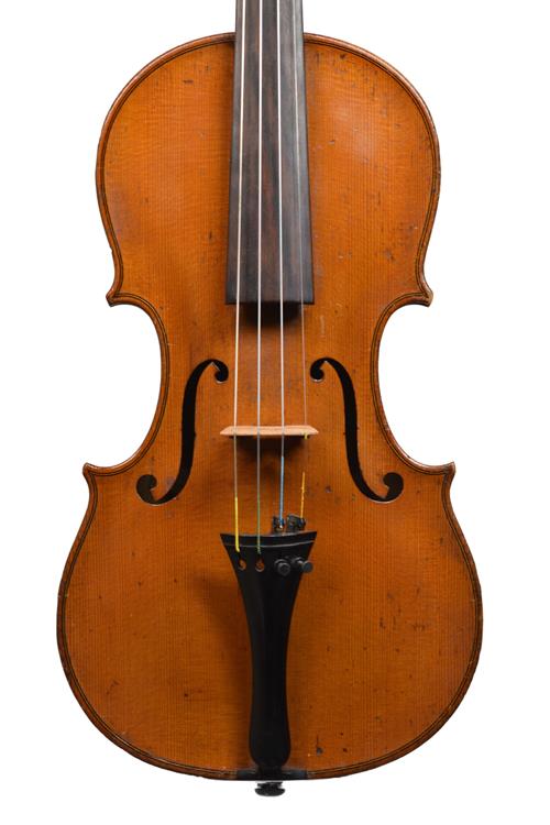Mirecourt strad model violin 1903 front
