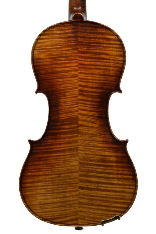 Czech del Gesu model violin back