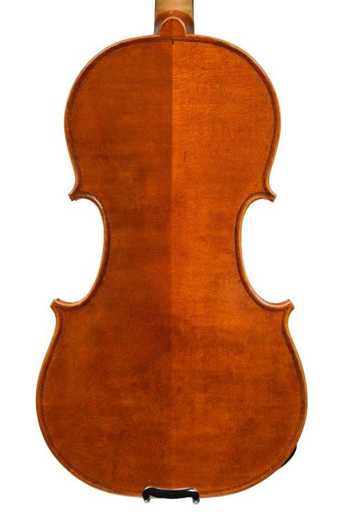 Back of Nina Poots' Strad model violin showing...