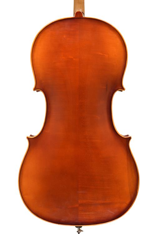 Back of the Hora cello made in Romania circa 2000