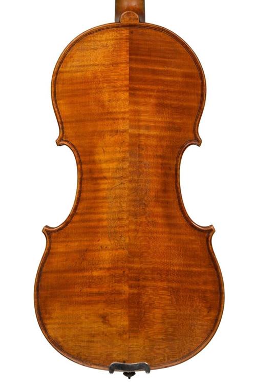 Back of the violin by Finn Trucco modelled afte...