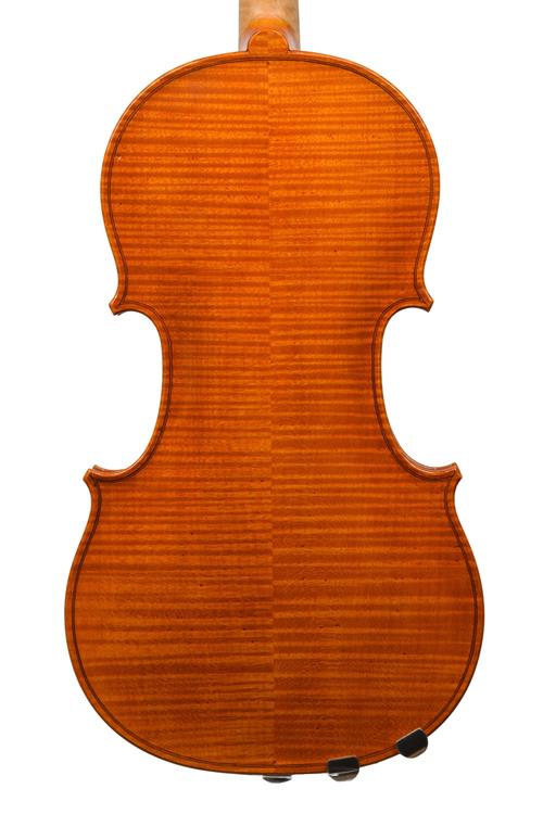 Back of violin by Rob Furze Edinburgh 2021