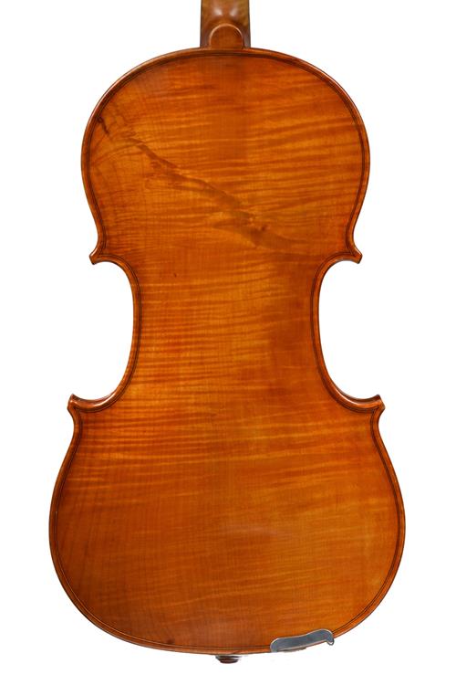 One piece back of Stradivari model viola by Ian...