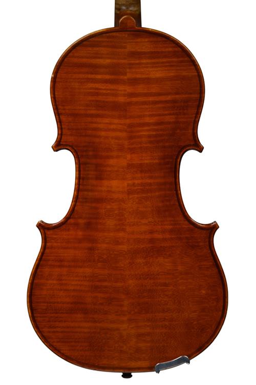 Back of 1988 viola by James Rawse showing rich ...