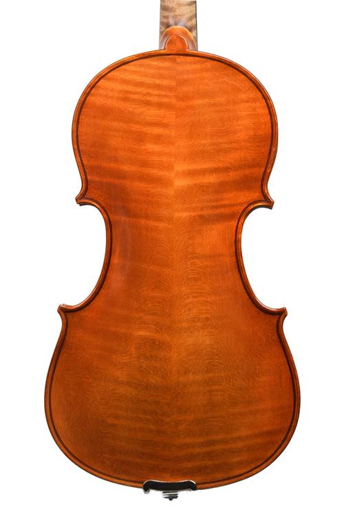 Back of Caroline's 2018 Guadagnini model violin