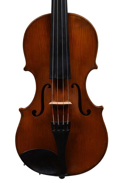 Front of English viola by Edward Elliott