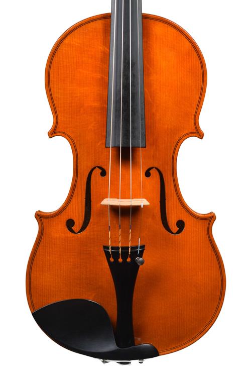 Front of violin by Rory Boardman showing Stradi...