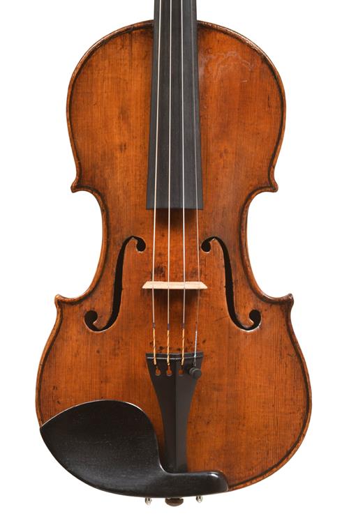 Front of the violin made by Camillo Camilli in ...