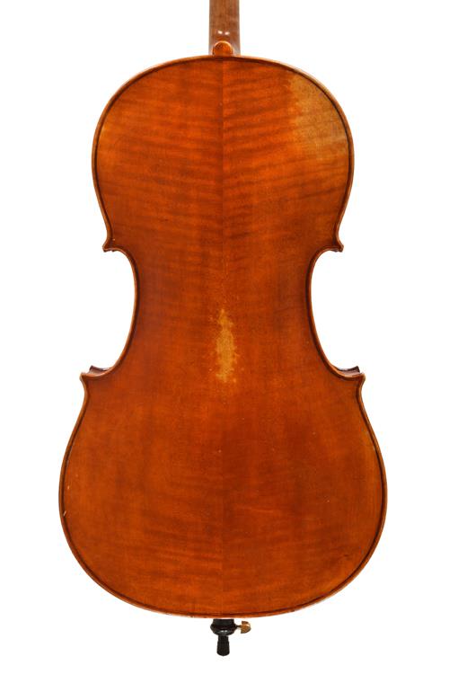 Back of the Hay Haide L'Ancienne cello showing...