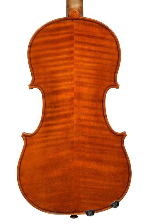 Back of John Dilworth's 2018 violin modelled af...