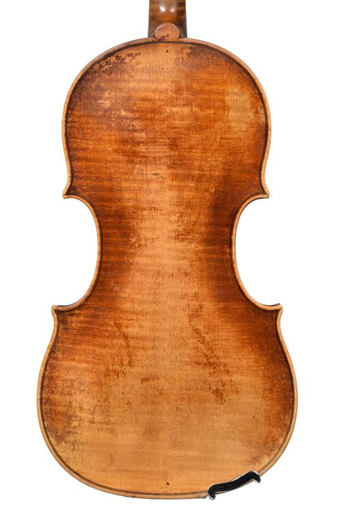 Back of violin made in 1765 by Georg Carl Klotz