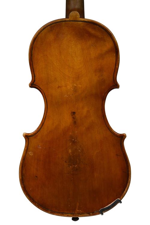 Back of English viola by Edward Elliott showing...