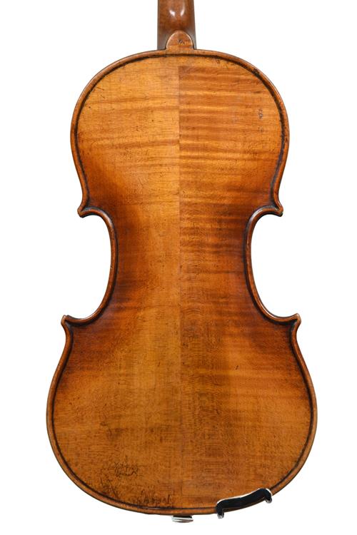 Walter Plain violin back two piece maple