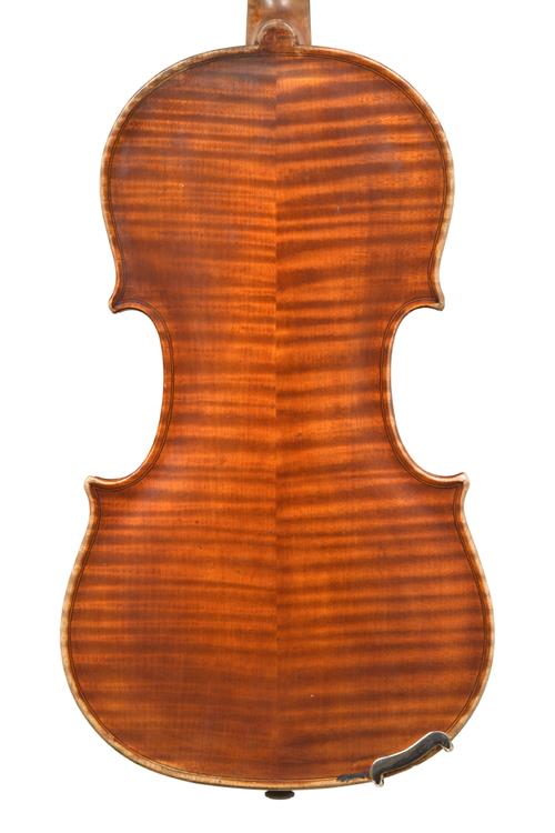 Back of violin by Joseph Wade of Leeds