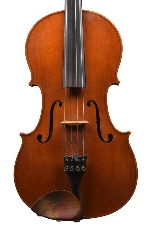 Front of 1980 viola by Rowan Armour-Brown.