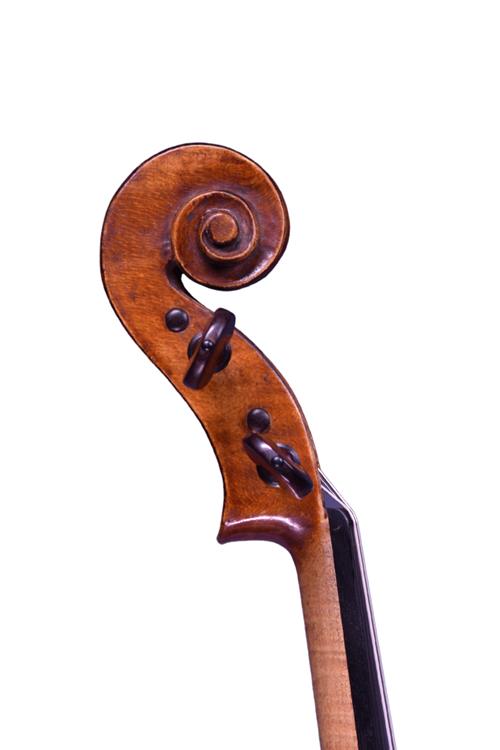 Ian Ross violin scroll 