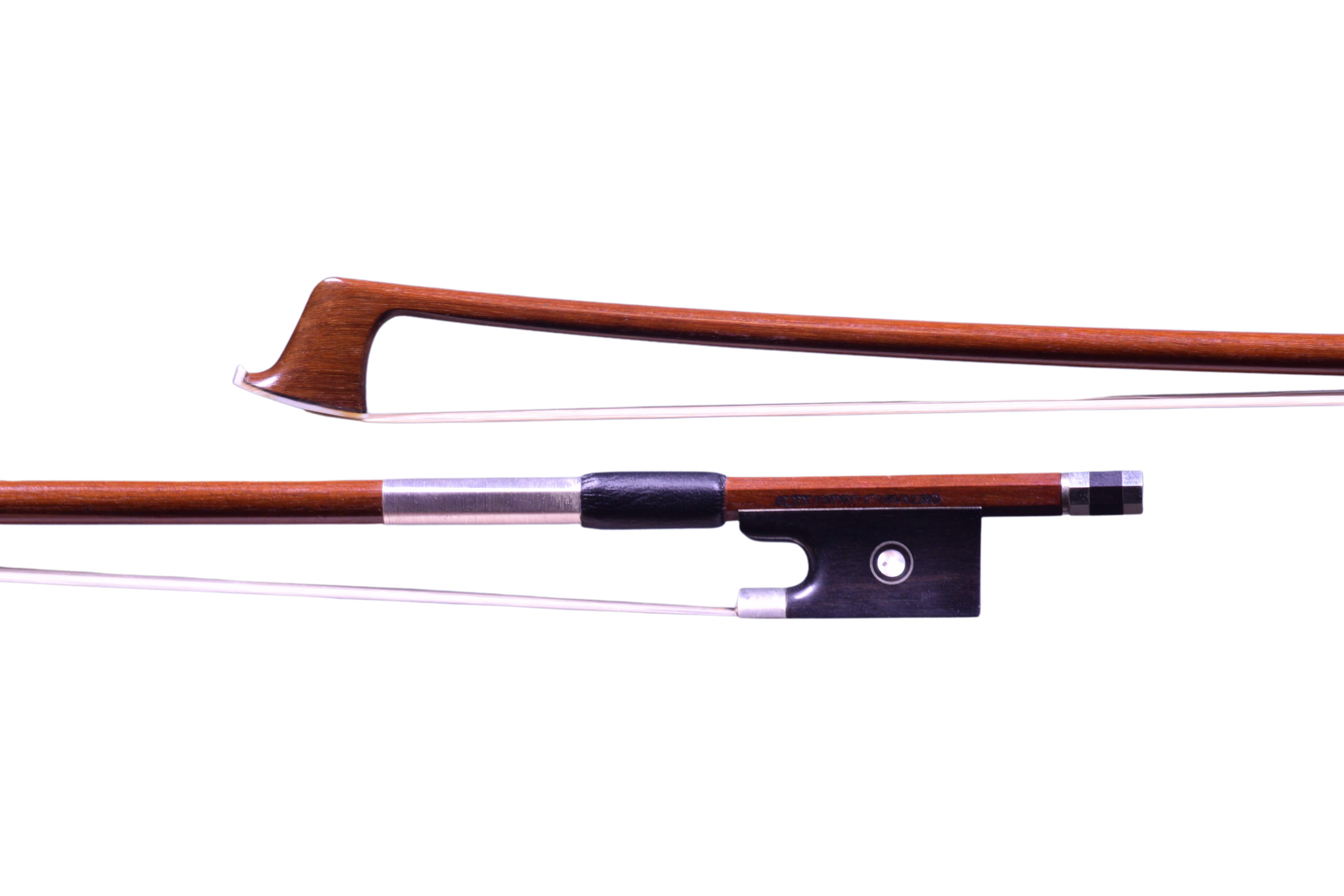 Carvalho violin bow frog and head