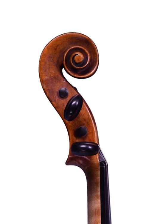 James Findlay violin scroll