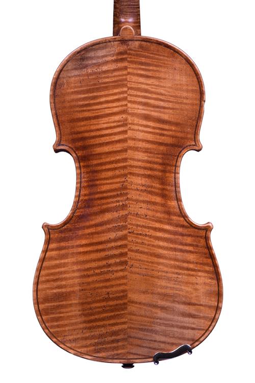 Caussin school violin back