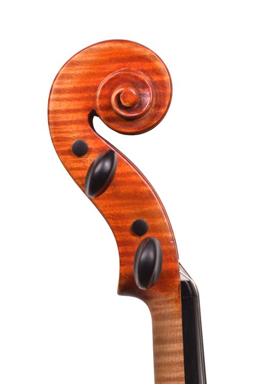 Andrew Smillie violin scroll 