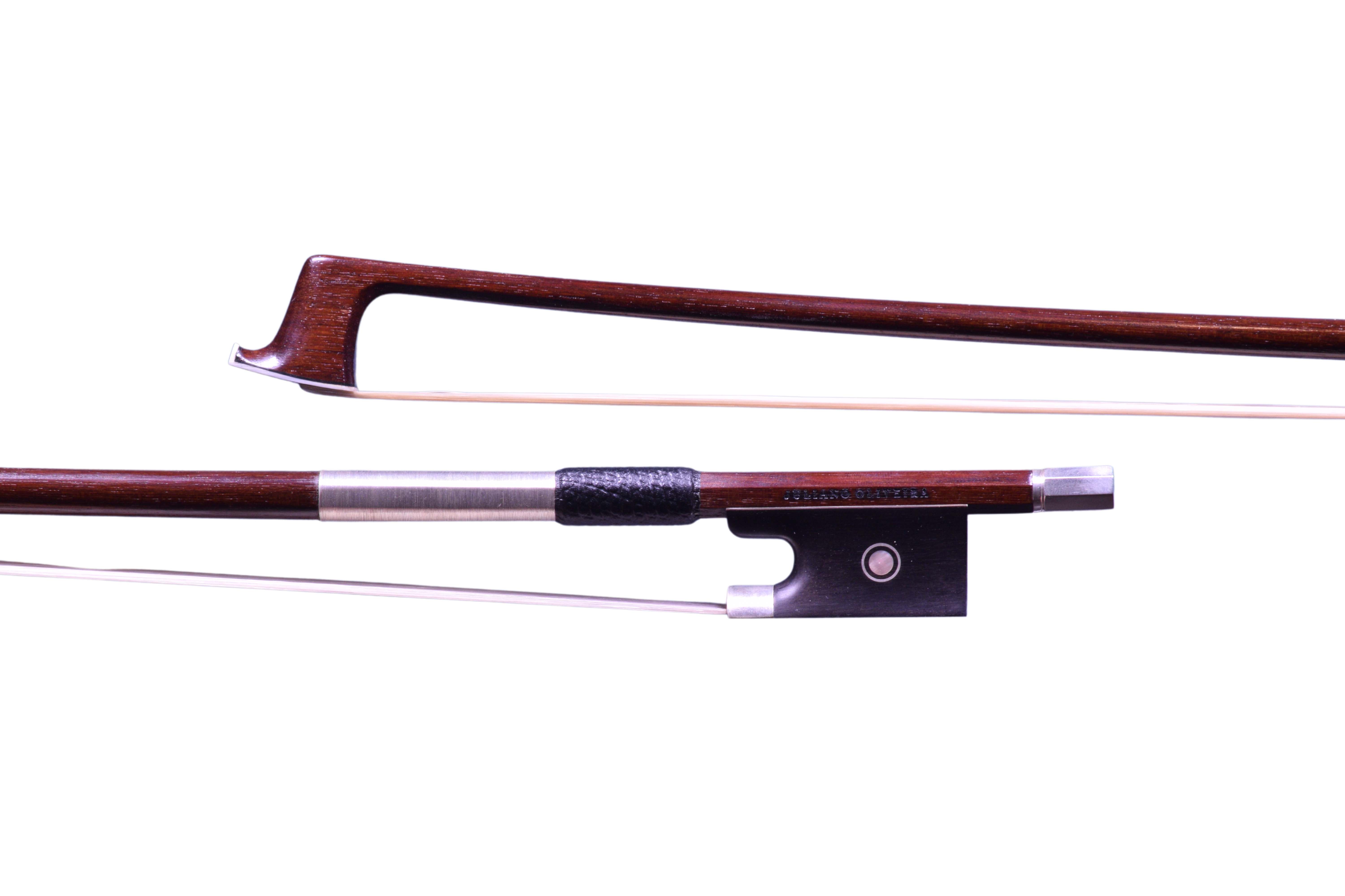 Frog and head of Juliano Oliviera violin bow 