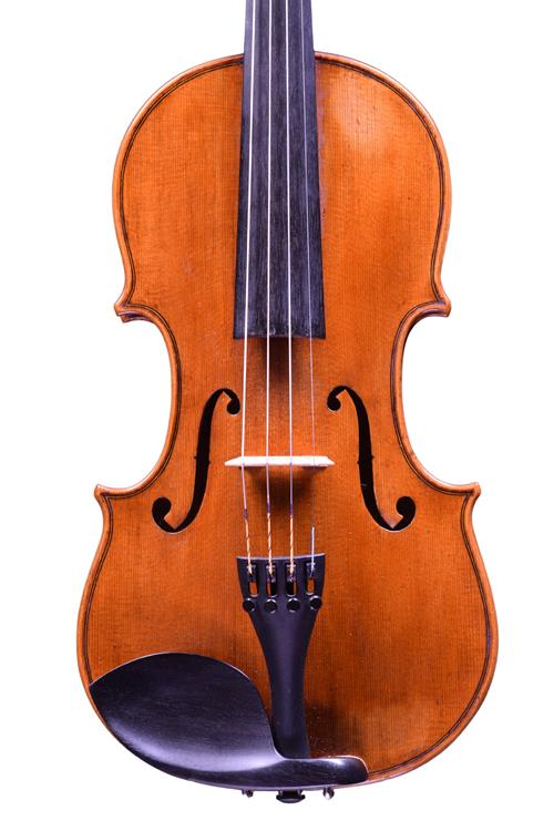 Ian Ross Bergonzi model violin front