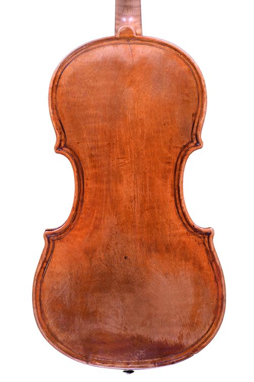 Maggini violin back image 