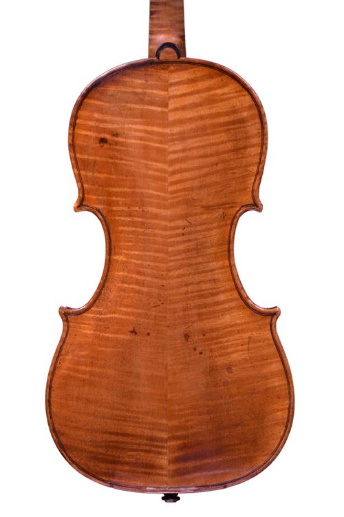 Emiliani violin back