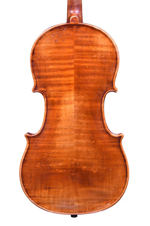 Saxon violin with Lacote label back
