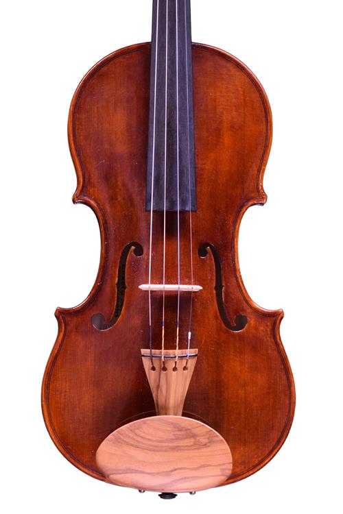 Seven eighth size Siedl violin front 