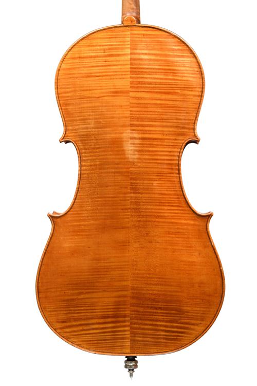 Ian Ross Batta Strad cello back