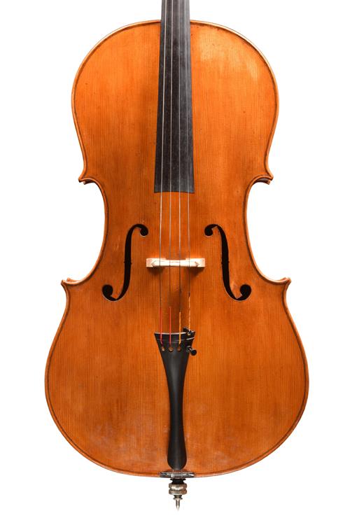 Ian Ross cello modelled after Batta Stradivari front